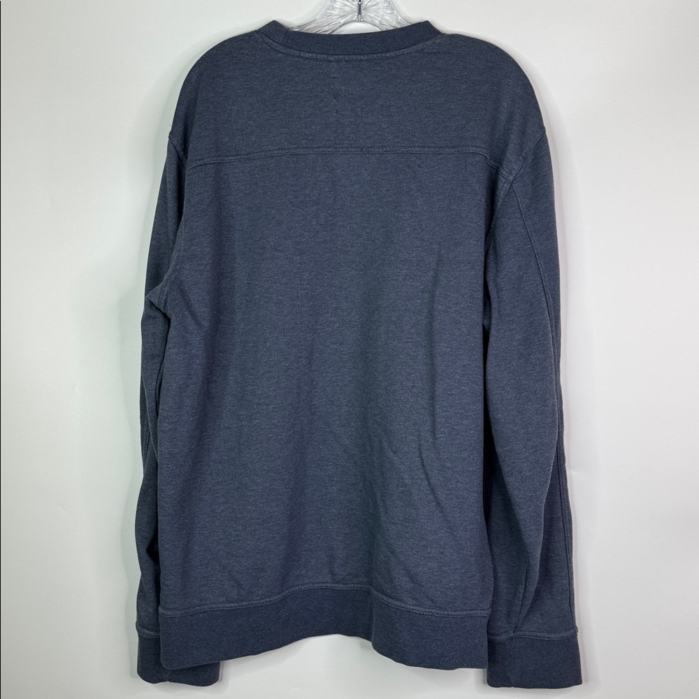 Prana Patch Pullover Crewneck Blue Sweatshirt Siz… - image 5
